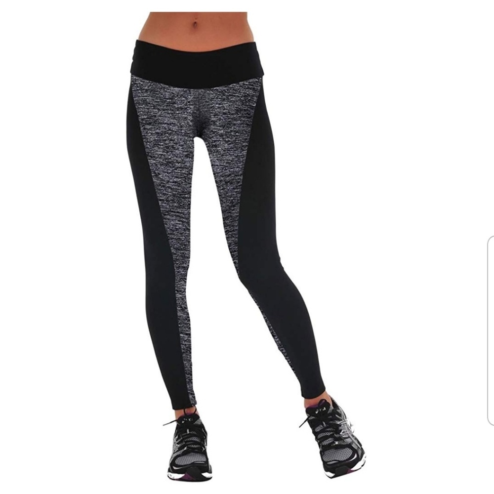 🔥5for25$🔥Yoga Gym Leggings grey/black